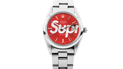 supreme x rolex oyster perpetual date.